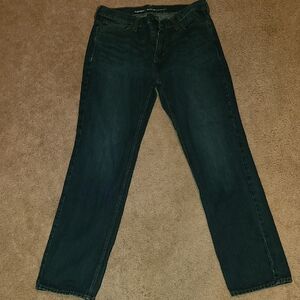 Old Navy Men's Dark Blue Straight Jeans